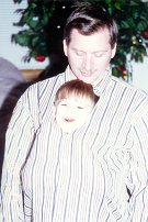 19941211 Cody in Dads shirt null