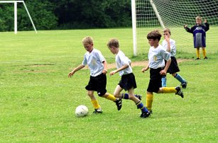 20020609 Chad Playing Soccer null