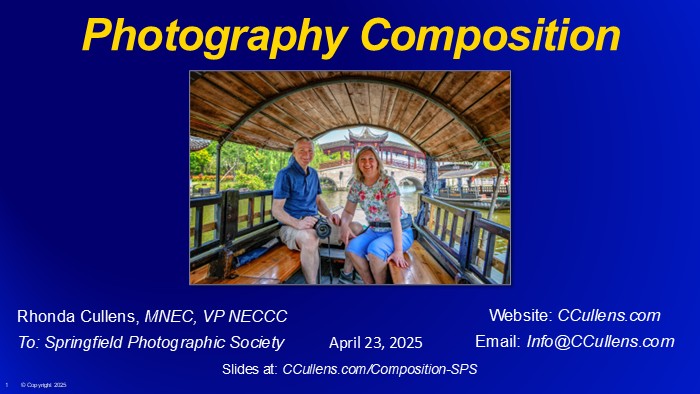 Photography Composition for Springfield Photographic Society