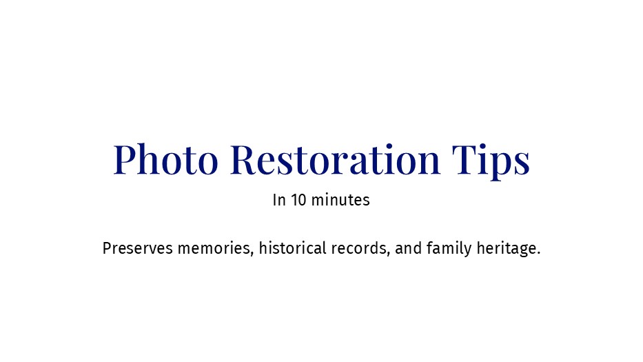 Photo Restoration Tips for Flagpole Photographers